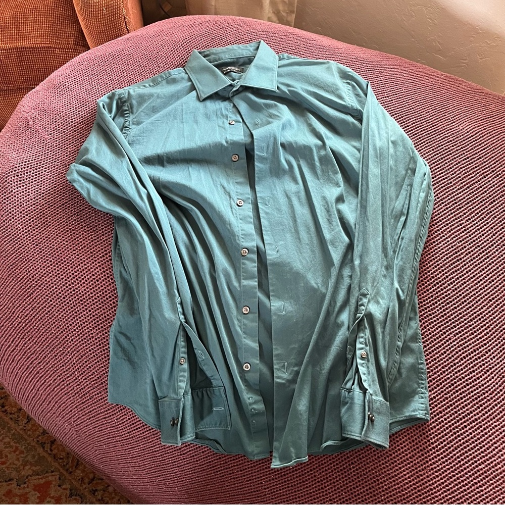 Marc Anthony Slate Button-Up Shirt